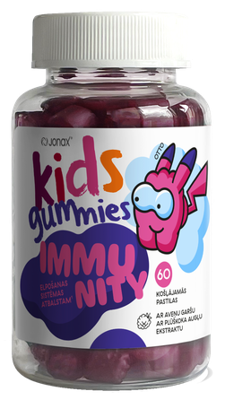 JONAX Kids Immunity Gummies kramtomosios pastilės, 60 vnt.