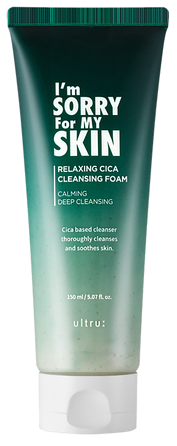 I'M SORRY FOR MY SKIN  Relaxing Cica valomosios putos, 150 ml