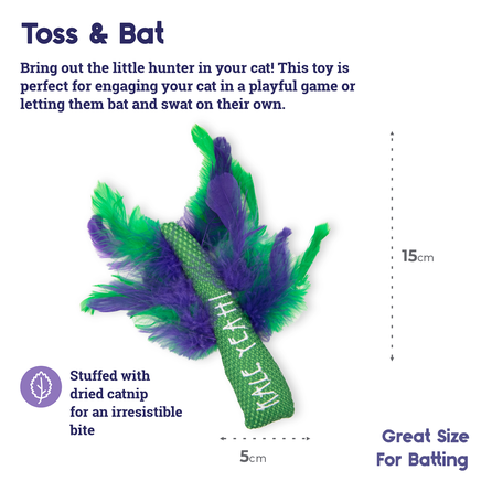 PETSTAGES Krazy Kale, žalias žaislas, 1 vnt.