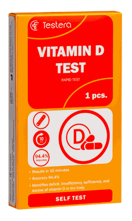 TESTERA Vitamin D  testas, 1 vnt.
