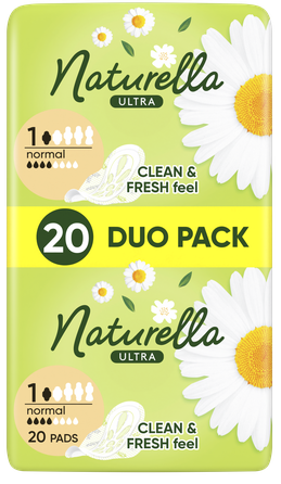 NATURELLA  Ultra Normal higieniniai paketai, 20 vnt.