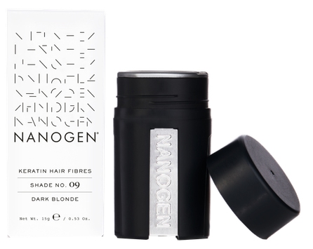 NANOGEN Keratin Dark Blond plaukų pluoštai, 15 g