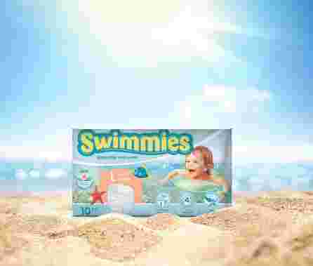 MOLTEX Swimmies L (12-17kg) sauskelnės, 10 vnt.