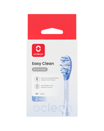 OCLEAN Ease P1 K1 Blue elektrinių dantų šepetėlių galvutės, 2 vnt.