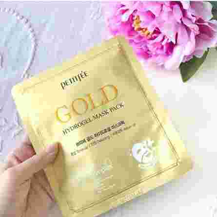 PETITFEE Gold Hydrogel veido kaukė, 1 vnt.
