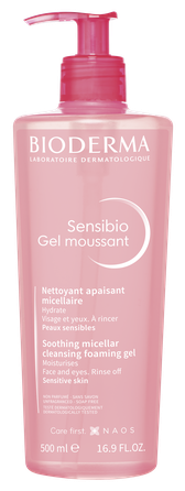 BIODERMA jautriai odai valomasis gelis, 500 ml