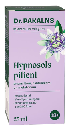 DR. PAKALNS ramiam miegui lašai, 25 ml