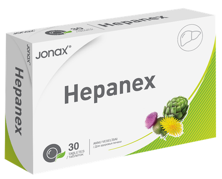 JONAX Hepanex tabletės, 30 vnt.
