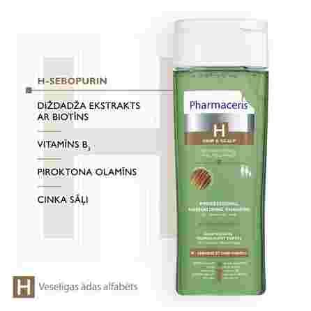 PHARMACERIS H-SEBOPURIN šampūnas, 250 ml
