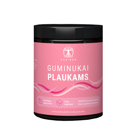 SAPIENS Plaukams guminukai, 60 vnt.