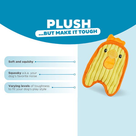 OUTWARD HOUND Chicky, geltonas, XS žaislas, 1 vnt.