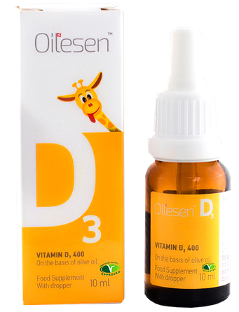 OILESEN  Vitaminas D3 400 aliejus, 10 ml
