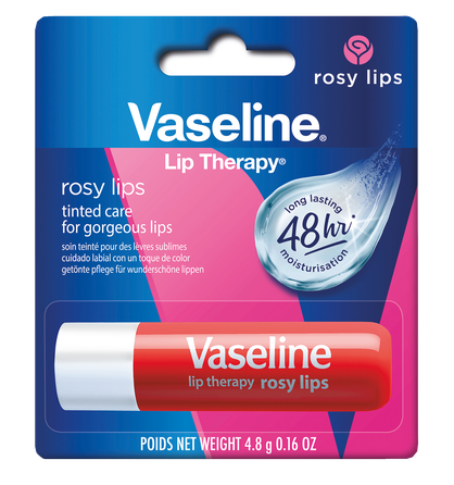 VASELINE Rosy, drėkinantis lūpų balzamas, 4.8 g