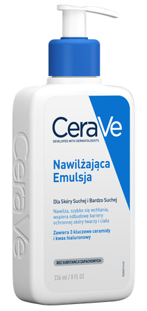 CERAVE For Body And Face With Ceramides Moisturising emulsija, 236 ml