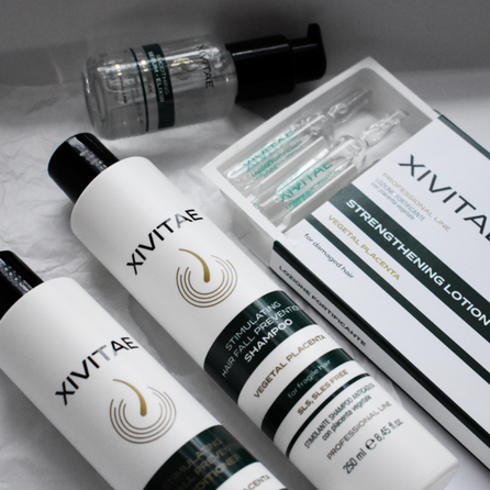 XIVITAE Stimuliuojantis nuo plaukų slinkimo su augaline placenta  šampūnas, 250 ml
