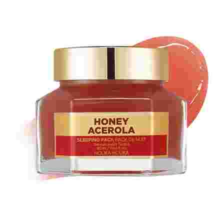 HOLIKA HOLIKA Honey Sleeping Pack (Acerola Honey) veido kaukė, 90 ml