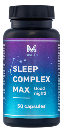 MV HEALTH Sleep Complex Max kapsulės, 30 vnt.