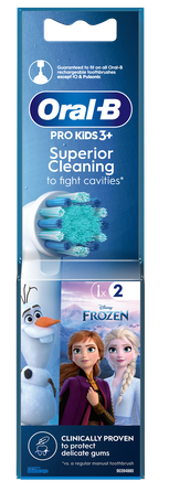 ORAL-B Kids Frozen elektrinių dantų šepetėlių galvutės, 2 vnt.