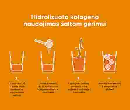 SAPIENS Hidrolizuotas Kolagenas 10000 milteliai, 330 g