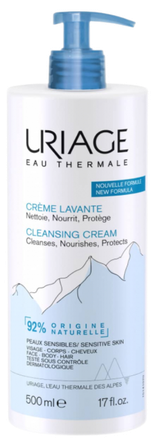 URIAGE Eau Thermal kreminės tekstūros prausiklis, 500 ml