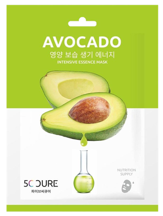 5C CURE Avocado veido kaukė, 1 vnt.