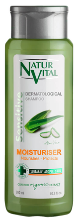 NATUR VITAL Sensitive Aloe Vera šampūnas, 300 ml