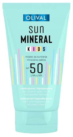 OLIVAL vaikams, jautriai odai apsauginis kremas nuo saulės, 150 ml