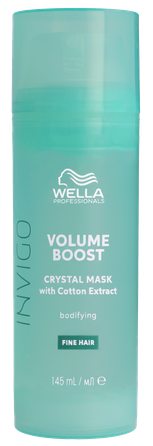 WELLA PROFESSIONALS Invigo volume boost apimties suteikianti krištolinė plaukų kaukė, 145 ml