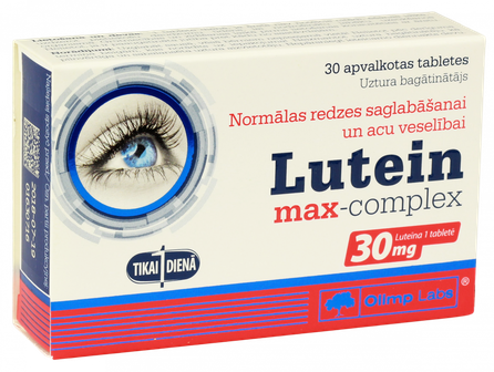OLIMP LABS Lutein Max-Complex tabletės, 30 vnt.