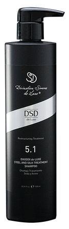 DSD DE LUXE Dixidox 5.1 pažeistiems plaukams šampūnas, 500 ml