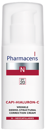 PHARMACERIS N Capi-Hialuron-C SPF 20 veido kremas, 50 ml