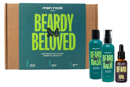 MEN ROCK Sicilian Lime, Beard Care rinkinys, 1 vnt.