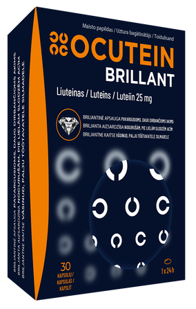 OCUTEIN   Brilliant 25 mg kapsulės, 30 vnt.