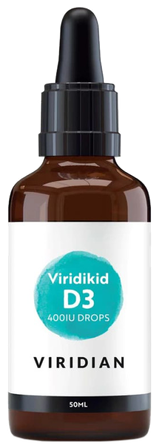 VIRIDIAN Viridikid D3 400iu lašai, 30 ml