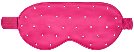 CRYSTALLOVE Crystalized Hot Pink šilkinė akių kaukė, 1 vnt.