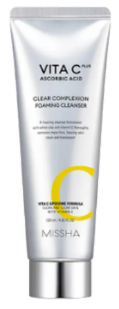 MISSHA Vita C Plus Clear Complexion, su vitaminu C  valomosios putos, 120 ml