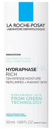 LA ROCHE-POSAY Hydraphase Rich Hyaluronic Acid veido kremas, 50 ml