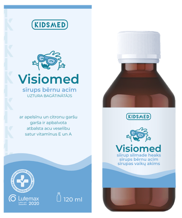 KIDSMED Visiomed sirupas, 120 ml