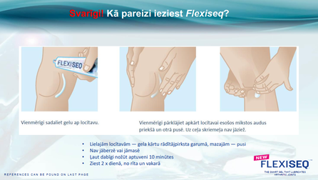 FLEXISEQ  sąnarių funkcijai palaikyti tepalas, 50 g