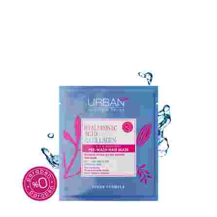 URBAN CARE Hyaluronic Acid & Collagen Pre-Wash plaukų kaukė, 50 ml
