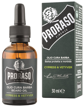 PRORASO Cypress & Vetyver barzdos aliejus, 30 ml
