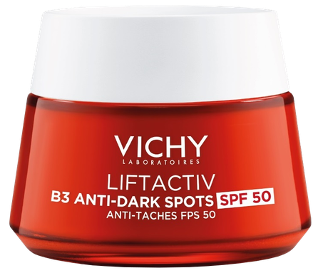 VICHY Liftactiv B3 Anti-Dark Spots SPF 50 veido kremas, 50 ml