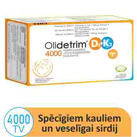 OLIDETRIM  imuninei sistemai palaikyti kapsulės, 30 vnt.
