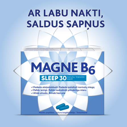 MAGNE B6 Sleep (Magnis) kapsulės, 30 vnt.