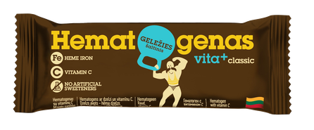 HEMATOGENS Hematogenas vita + plytelė, 50 g