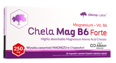 OLIMP LABS Chela-Mag B6 Forte kapsulės, 60 vnt.