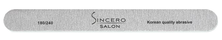 SINCERO SALON profesionali pilka 180/240 nagų dildė, 1 vnt.