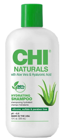 CHI Naturals Aloe Vera drėkinantis šampūnas, 355 ml