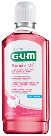 GUM SensiVital+ burnos skalavimo skystis, 300 ml