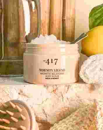 MINUS 417 Serenity Legend Aromatic Balancing Milk & Honey šveitiklis, 400 g